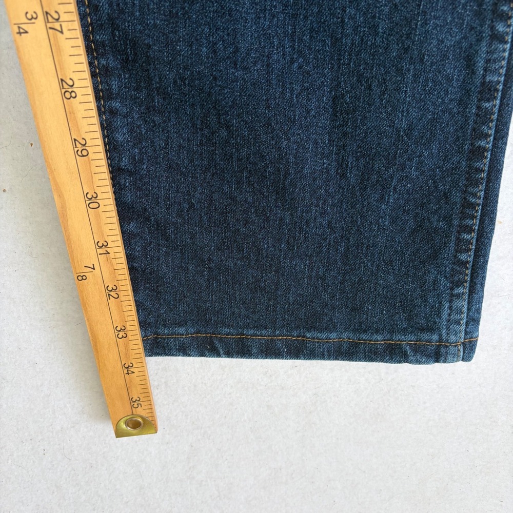 Wrangler Cowboy Cut Jeans Mens 31x34 Dark Indigo Wash New Advanced Comfort - Picture 10 of 10